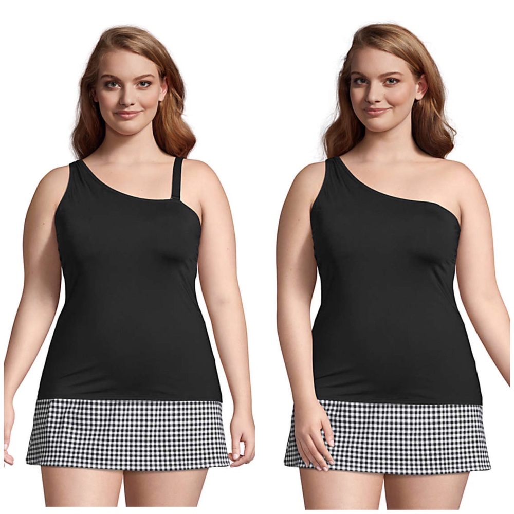 Lands End Tankini black pants me sholder - Picture 4 of 9